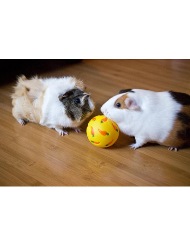 Bola de Golosinas Interactiva Wheeky para Mascotas 7 cm Amarillo