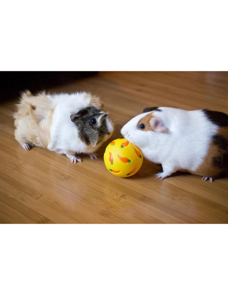 Bola de Golosinas Interactiva Wheeky para Mascotas 7 cm Amarillo