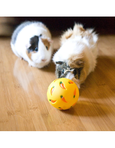 Bola de Golosinas Interactiva Wheeky para Mascotas 7 cm Amarillo