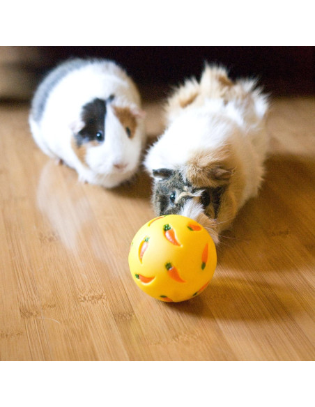 Bola de Golosinas Interactiva Wheeky para Mascotas 7 cm Amarillo