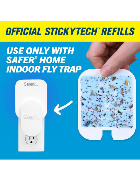 Recarga Trampa de Moscas Safer Home SH503 - 3 Tarjetas Pegamento
