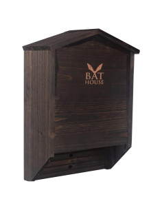 Casa de Murciélagos KIBAGA de Madera para Exteriores 41.9x25.9cm