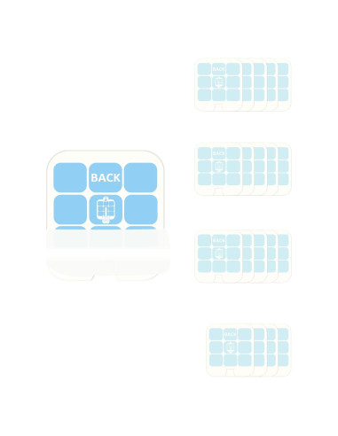 20 Tarjetas Adhesivas Repuesto Dichroma para Trampas de Insectos