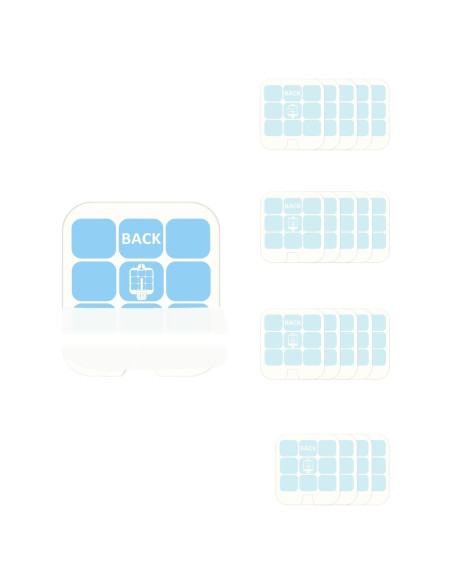 20 Tarjetas Adhesivas Repuesto Dichroma para Trampas de Insectos