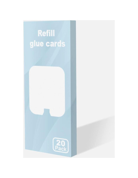 20 Tarjetas Adhesivas Repuesto Dichroma para Trampas de Insectos