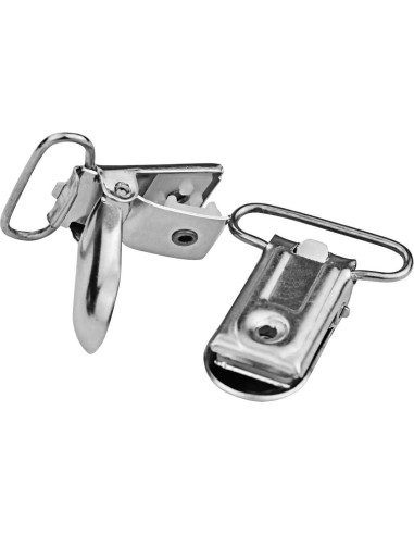 50 Clips de Suspensión Marrywindix para Chupetes 25mm