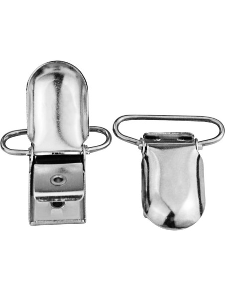 50 Clips de Suspensión Marrywindix para Chupetes 25mm