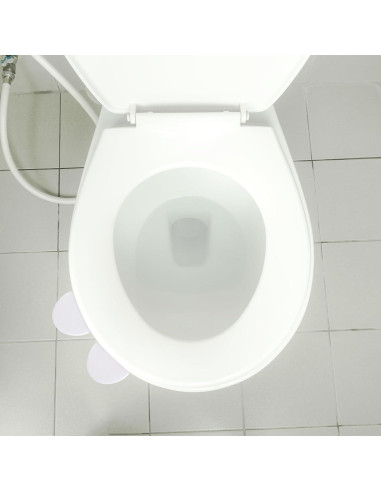 4 Elevadores de Tapa de Inodoro YBEATY - ABS Blanco Multiusos