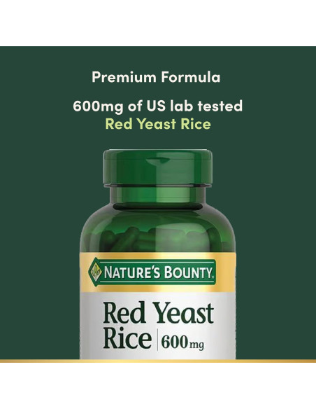 Arroz de Levadura Roja Nature's Bounty 600mg 250 Cápsulas Arroz de Levadura Roja Nature's Bounty 600mg 250 Cápsulas