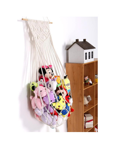 Hamaca de Peluches Colgante Amdermi 139.7-152.4 cm Crema