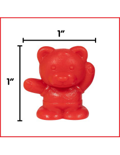 Contadores de Osos Pequeños edxeducation - Set de 60 - Matemáticas 2