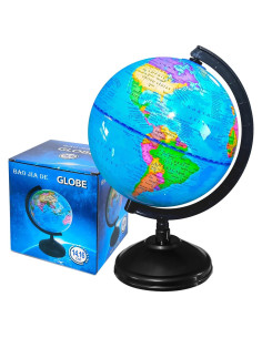 Globo Terráqueo Geográfico 15 cm Jgalnim con Soporte