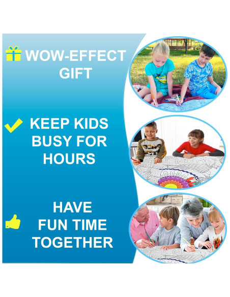 Póster de Colorear Gigante ALEX Art Paisaje Marino 97.79x67.78cm