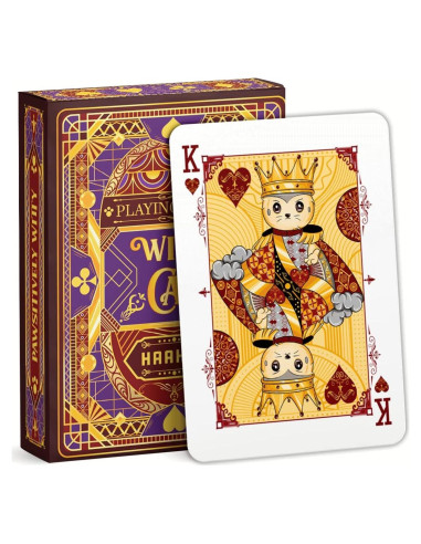 Baraja de Cartas para Gatos HAAKUN - Juego de Mesa 9.4x6.9 cm
