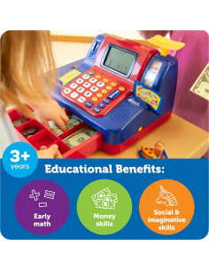Caja Registradora Hablante Recursos de Aprendizaje 73 Piezas 2