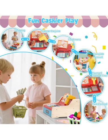 Registro de Caja de Madera Recargable Maysida 22x20 cm