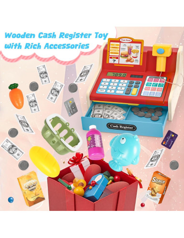 Registro de Caja de Madera Recargable Maysida 22x20 cm