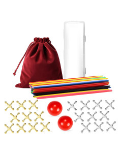 Juego Clásico de Palitos y Jacks VVSBPL - 84 Piezas