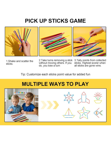 Juego Clásico de Palitos y Jacks VVSBPL - 84 Piezas