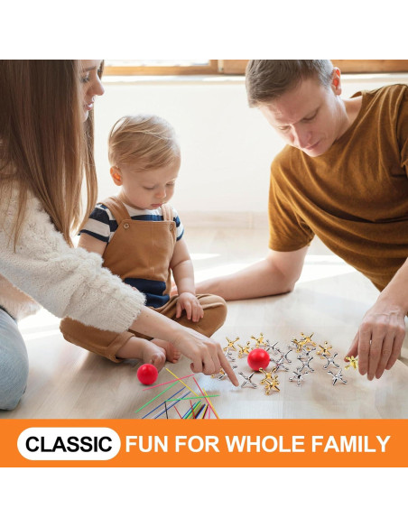 Juego Clásico de Palitos y Jacks VVSBPL - 84 Piezas