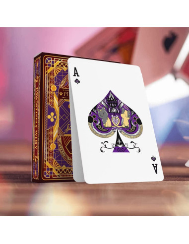 Baraja de Cartas para Gatos HAAKUN - Juego de Mesa 9.4x6.9 cm