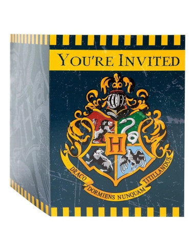 Invitaciones de Fiesta Harry Potter - 8 Unidades - Unique Party Favors