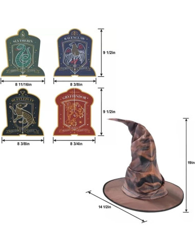 Centro de Mesa 3D Harry Potter Amscan - 5 Piezas