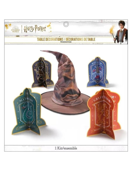 Centro de Mesa 3D Harry Potter Amscan - 5 Piezas