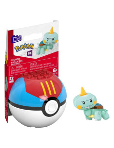 Juguete de Construcción MEGA Pokémon Chewtle en Pokeball