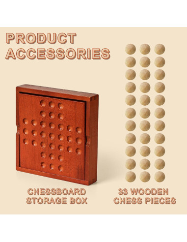 Juego de mesa de madera mini para viajar - Zhejiang Xinni MBS-027