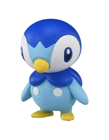 Figura de Pokémon Takara Tomy MS-53 Piplup 3.8 cm
