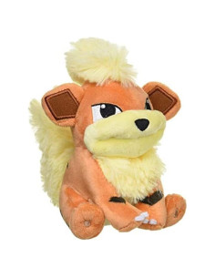Peluche Growlithe Fukano Pokemon Center 13.5 cm