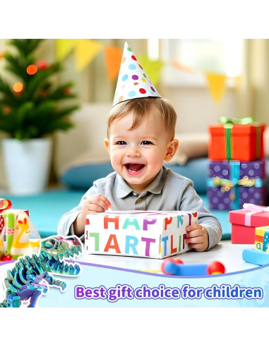 Set de Juguetes de Dinosaurios 3D SHUWND - Triceratops, T-Rex, Estegosaurio