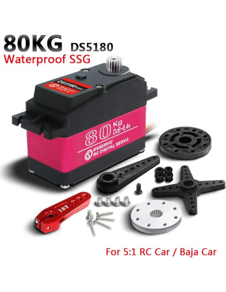 Servo Digital 80kg 180 ANNIMOS DS5180SG para Coche RC