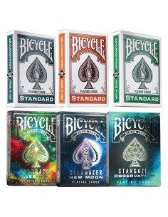 Paquete de Cartas Bicycle Coleccionista 6 Barajas Premium