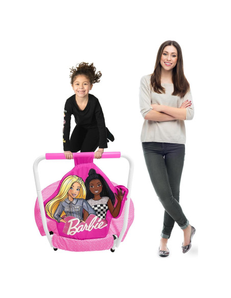 Trampolín Interior Barbie Corazones 81 cm para Niños