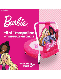 Trampolín Interior Barbie Corazones 81 cm para Niños 2