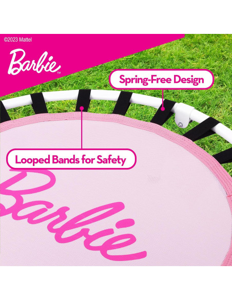 Trampolín Interior Barbie Corazones 81 cm para Niños