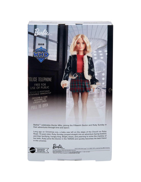 Muñeca Barbie Ruby Sunday Doctor Who 14 Temporada 20x33cm