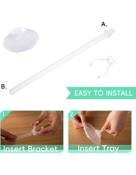 10 Soportes Ajustables para Muñecas Transparentes XJMWXHFC
