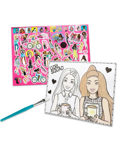 Conjunto de Pintura con Agua Barbie - Libro de Colorear 36 Páginas 2
