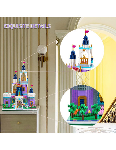 Conjunto de Micro Bloques de Construcción Castillo Kadablk 2800+ Piezas