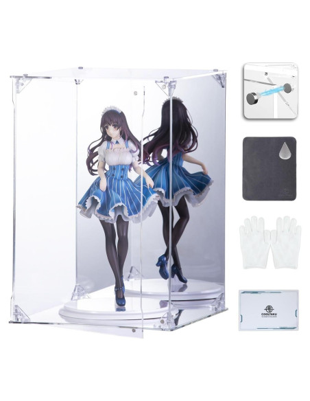 Caja de Exhibición Acrílica Cooltaku 20x20x30 cm con Puerta Magnética