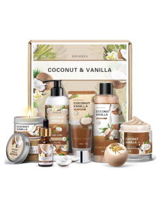 Set de Regalo de Spa Coco Vainilla 8 Piezas - Cuidado Personal