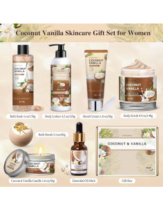 Set de Regalo de Spa Coco Vainilla 8 Piezas - Cuidado Personal 2
