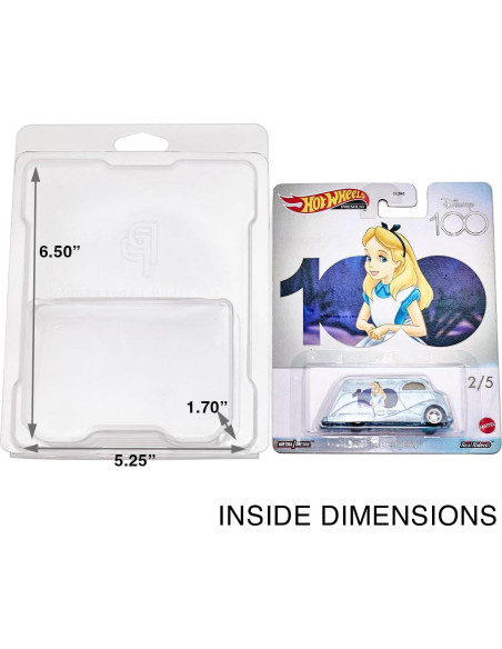 Funda Protectora Platinum Protectors para Hot Wheels Premium - 50 Unidades