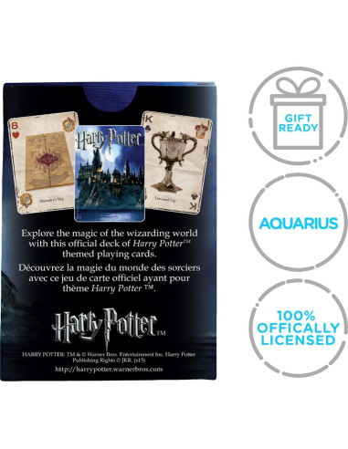 Baraja de Cartas Harry Potter AQUARIUS - 54 Cartas Temáticas