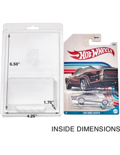 Funda Protectora Clamshell Platinum Protectors para Hot Wheels - 50 Piezas 2