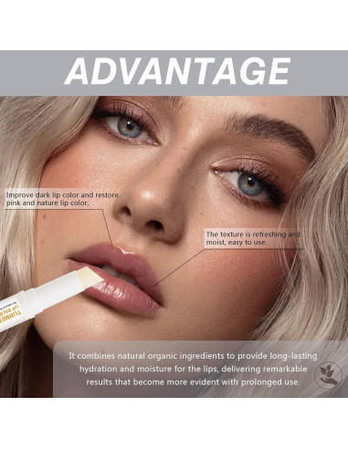 Bálsamo Labial Natural MUREND con Cúrcuma 15g Hidratante