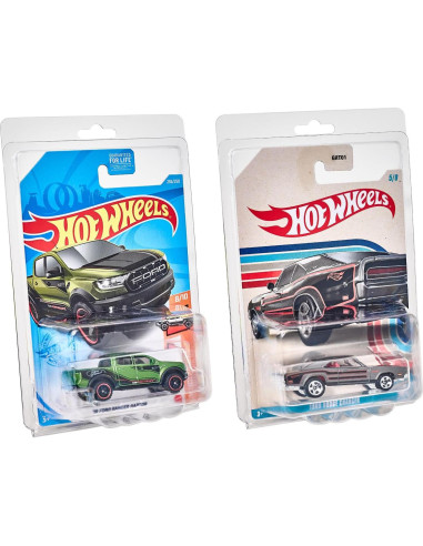 Funda Protectora Clamshell Platinum Protectors para Hot Wheels - 50 Piezas